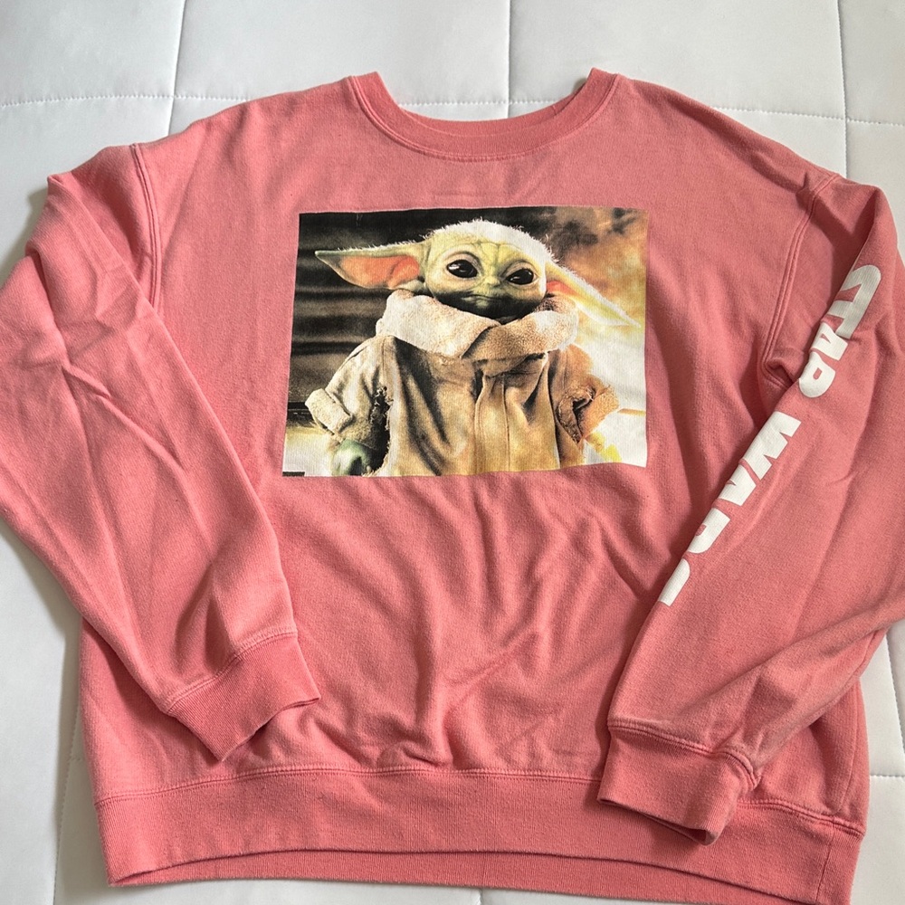 Star Wars Pink Crewneck Sweater